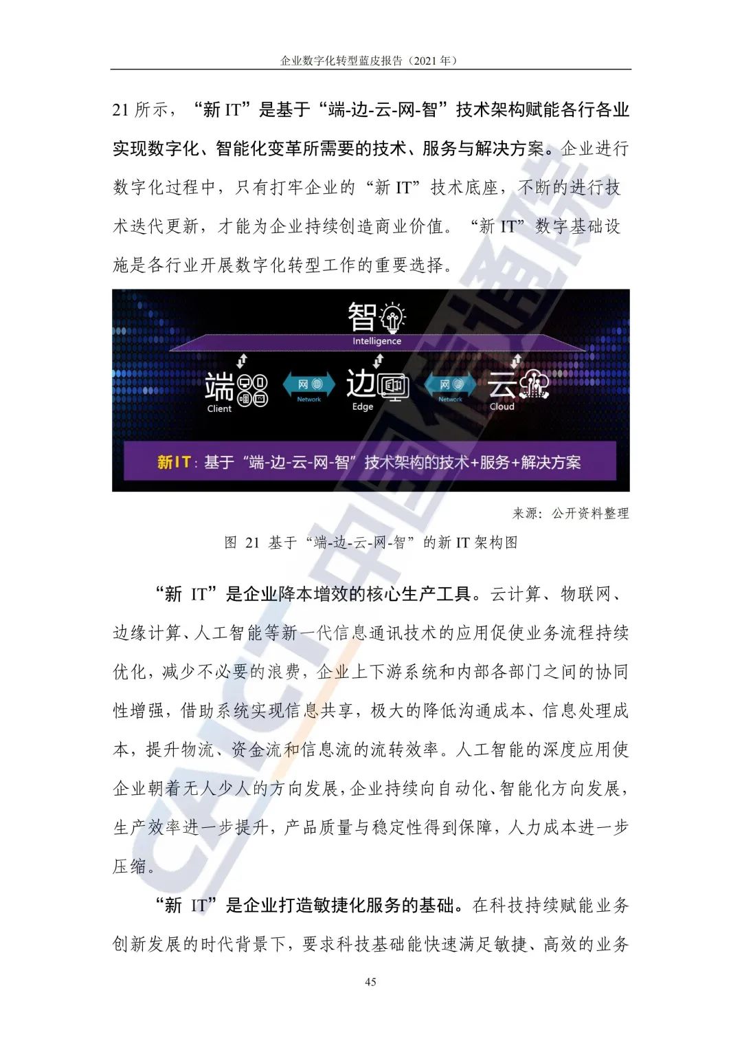 中国信通院：2021年企业数字化转型蓝皮报告